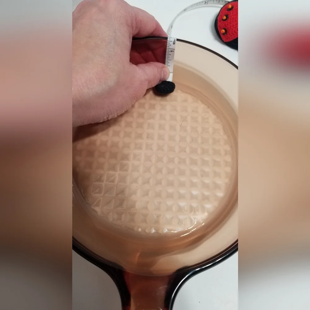 Vision Corning Frying Pan Skillet Waffle Bottom